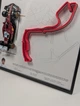 3D Картина На Стіну 25x25 см з Моделлю Bburago Ferrari SF-25 Formula One Team в Масштабі 1:43 Гран-Прі 2025р. для № 16 Charles Leclerc та 3D траса Monaco GP "Monte Carlo Circuit" / Сезон 2025 / Формула 1 / Шарль Леклер - зображення 10