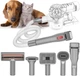 Насадка-триммер для груминга Italdos Grooming Clippers Kit серебристый набор с керамическим лезвием и гибким шлангом совместим с пылесосами Dyson V7 V8 V10 V11 V12 V15 - изображение 1