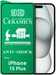 Защитная пленка Ceramics iPhone 15 Plus (керамическая 9D) (45578) - изображение 1