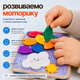 Бізіборд книжка для дітей від 1 року розвивальна іграшка з фетру дитячий бізіборд жираф дрібна моторика навчальна книжка м’яка - зображення 7