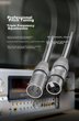 Микрофонный кабель FIBBR Basic балансный XLR «тато-мама» 5 м - изображение 5
