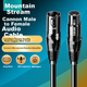 Мікрофонний кабель SAMZHE SKN-100 XLR Male - XLR Female 10 м Black - зображення 2