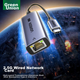 Сетевой адаптер Ugreen 25052 / 2.5 Гбит/с Ethernet / USB Type-C / Gold - изображение 10