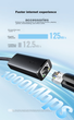 Сетевой адаптер Ugreen 15637 / USB Type-C / Gigabit Ethernet / Black - изображение 5