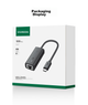 Сетевой адаптер Ugreen 15637 / USB Type-C / Gigabit Ethernet / Black - изображение 18