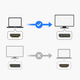 Кабель-конвертор HDMI to DisplayPort 4K 1.8м 45661 - изображение 2