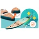 SUP-борд Reefbreak 350×81×15 см Neo-Sport 170314 трьох шарова до 150 кг - зображення 5
