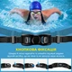 Набор для плавания Nordvik HydroPulse с антифогом и UV-защитой: очки, кейс, беруши и зажим для носа Black Mirrored - изображение 7