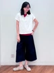 Поло женское Uniqlo 775035039 XL Молочное (1161939391) - изображение 5