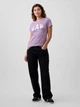 Футболка бавовняна жіноча GAP 778343917 XL Бузкова (1161897438) - зображення 3