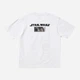 Футболка хлопковая оверсайз длинная женская Uniqlo 313646846 M Белая с принтом (1161952333) - изображение 8