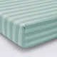 Простирадло на гумці MirSon Royal Soft Stripe 30-0027 Jasper 90x190 см (2200011306766) - зображення 1