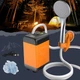 Аккумуляторный душ с насосом и зарядкой от USB портативный с цифровым индикатором для дачи и кемпинга - изображение 10