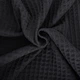 Плед детский MirSon №012 Pure Waffle Black 150х220 см (2200013893004) - изображение 3