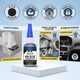 Промисловий ціанакрилатний клей-герметик Whilelife 480 Glue (20 г) для авто: пластик, метал, дверні панелі, стеля - зображення 4