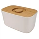 Хлібниця Joseph Joseph Bread Bin з бамбуковою кришкою-дошкою, біла - зображення 1