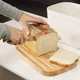 Хлібниця Joseph Joseph Bread Bin з бамбуковою кришкою-дошкою, біла - зображення 6