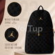 Повседневный рюкзак JORDAN Gold Logo Monogram Backpack Black с золотым логотипом, спортивный для учёбы и прогулок - изображение 2