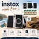 Набор для путешествий с фотокамерой мгновенной печати Fujifilm INSTAX MINI EVO Hybrid Black + 50 фото + альбом на 108 фото + чехол + подарочная упаковка, черный - изображение 1