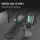 Микрофон Fifine AmpliGame A6 NEO Black, Конденсаторный, Кардиоидный, USB подключения, Plug & Play, RGB подсветкой - изображение 3