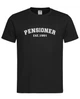 Футболка «PENSIONER EST.1991» чёрная S - изображение 1