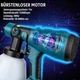 Аккумуляторный краскопульт HVLP под аккумулятор Makita 18V (200 Вт, бак 1000 мл) - беспроводной пистолет-распылитель - изображение 5