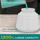 Аккумуляторный краскопульт HVLP 21V (2 аккумулятора, бак 1200 мл) - беспроводной электрический краскораспылитель - изображение 3