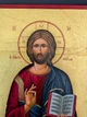 Писаная маленькая икона Иисуса Христа Вседержителя 10×12,5 см - изображение 8