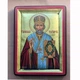 Писаная греческая икона Святой Николай Чудотворец 20×26 см - изображение 3