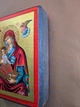 Маленькая писаная Корфская икона Божией Матери (Керкира) 11×13 см - изображение 8
