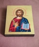 Маленькая писаная икона Иисуса Христа 9×11,5 см - изображение 2