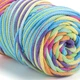 Шнур плетений YarnArt Macrame Cord VR 3mm веселка №919 (3085919) - изображение 3