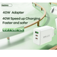 Мережевий зарядний пристрій REMAX Kiddy Series 40W 1A+2C Fast Charger RP-U123 EU-White - изображение 2