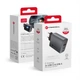 Сетевое зарядное устройство Forcell F-Energy GaN 2 x USB C + USB A QC4.0 PD 4A 65W Grey (5903396231452) - изображение 1