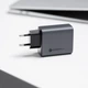 Сетевое зарядное устройство Forcell F-Energy GaN 2 x USB C + USB A QC4.0 PD 4A 65W Grey (5903396231452) - изображение 3