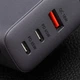 Сетевое зарядное устройство Forcell F-Energy GaN 2 x USB C + USB A QC4.0 PD 4A 65W Grey (5903396231452) - изображение 8