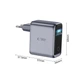 Сетевое зарядное устройство Tech-Protect PowerVision NC100W-GAN 3-Port PD 100W / QC3.0 Dark Grey (5906302324453) - изображение 4