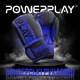 Боксерські рукавиці PowerPlay 3086 Matt Challenger чорно-сині 16 унцій - зображення 2