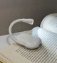 LED лампа, мини фонарик для чтения книг на зажиме, прищепке LJC-182 Белый (2120302) - изображение 3
