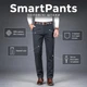 Мужские классические брюки SmartPants, темно-серые, размер S - изображение 1