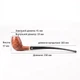 Люлька для куріння Muxiang Rosewood Churchwarden without filter 369BH-0072 - изображение 2