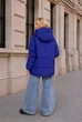 Куртка женская повседневная синяя 42-48 с1497.007 - изображение 5