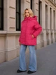 Куртка женская повседневная малиновая 42-48 с1497.007 - изображение 3