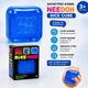 Іграшка Антистрес NeeDoh Nice Cube Синій кубик льоду 5 см — М’який сквіш кубик для зняття напруги та релаксу - зображення 1