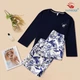 Пижама женская теплая(кофта+штаны) Saimeiqi 4XL 54-56 Синяя (2678) - изображение 2
