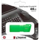 USB флеш накопитель Kingston 64GB DataTraveler Exodia M Green USB 3.2 (KC-U2L64-7LG) - изображение 4