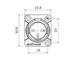 Роз'єм Roxtone RX-3MD-BG XLR панельний male (тато) - зображення 3