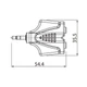 Переходник Roxtone RP-AN-360 3.5mm jack stereo male (папа) - 2x3.5mm jack stereo female (мама) - зображення 2