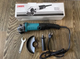 Болгарка Makita 850 Вт угловая шлифовальная машина 125 мм УШМ сетевая 500 11000 об мин электрическая с регулировкой скорости для резки металла зачистки шлифовки пластика камня удлиненная рукоятка плавный пуск - изображение 3