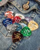 Набор медиаторов Dunlop PVP-106 Celluloid Medium Variety Pack (12 шт.) - изображение 4